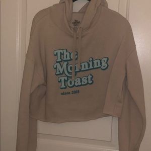 Crop hoodie from The Morning Toast
